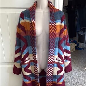 Colorful Geometric Patterned Women's Sweater